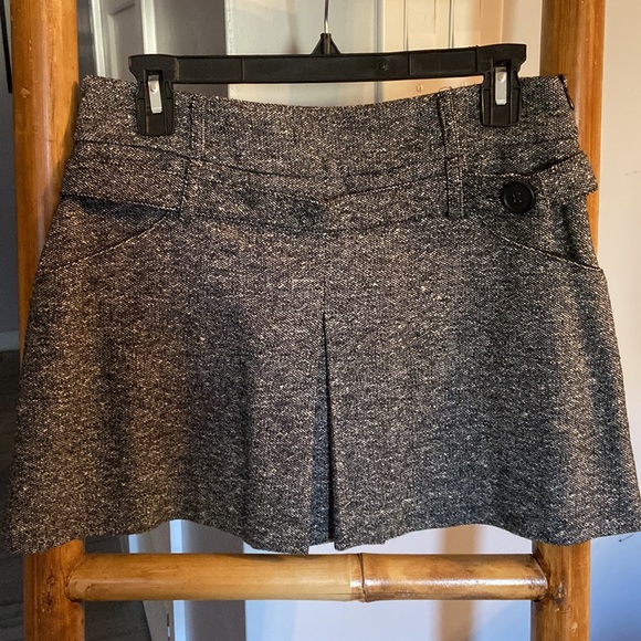 Oviesse Italian 2 Piece Tweed Lined Mini Skirt & Fitted Jacket SZ 4/6 - Picture 5 of 7